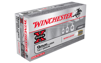 WINCHESTER WINCLEAN 9MM 147GR JSP 50RD 10BX/CS - for sale