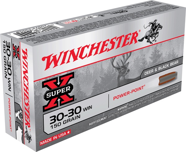 WINCHESTER SUPER-X 30-30 WIN 150GR POWER POINT 20RD 10BX/CS - for sale